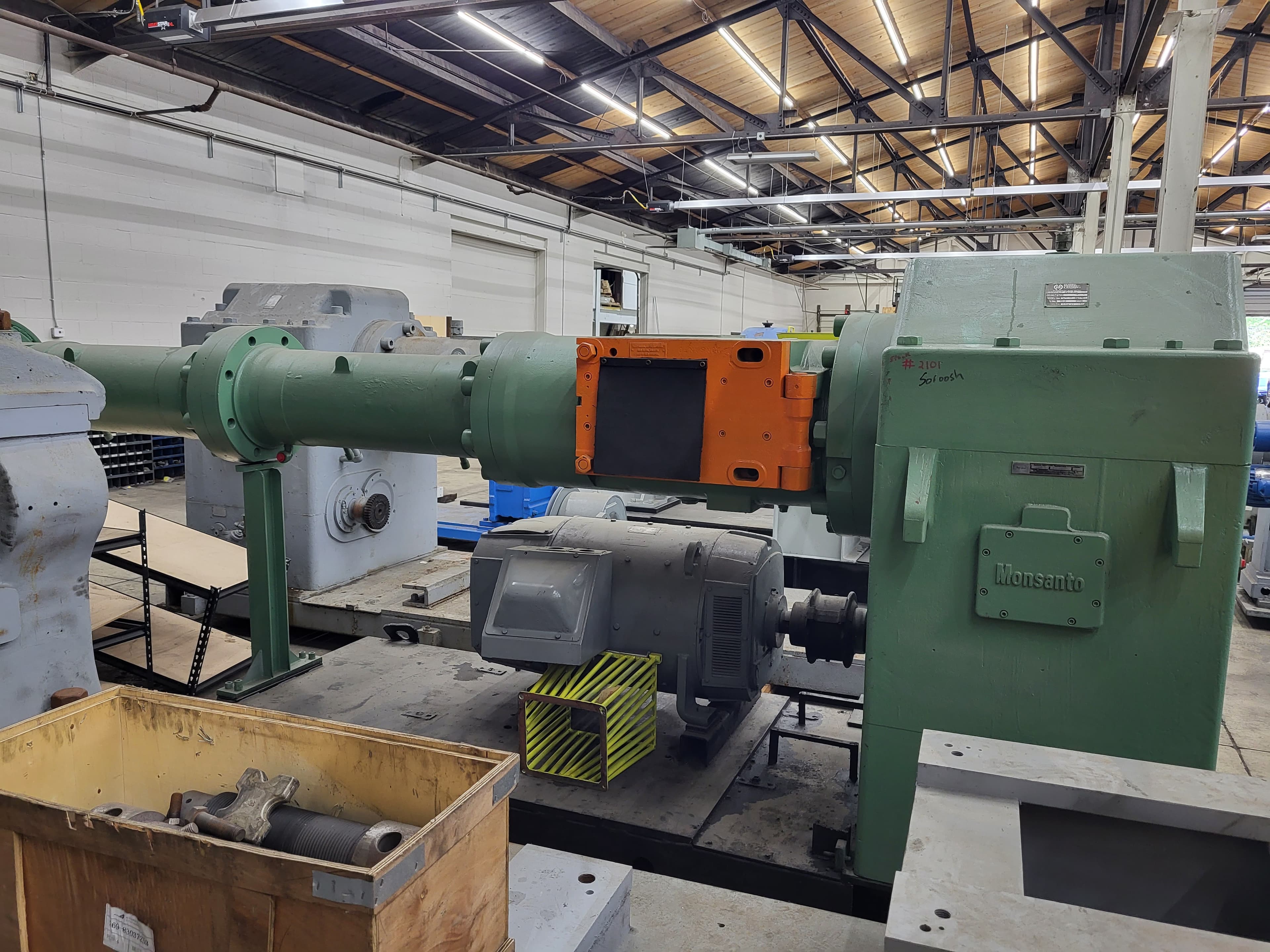 8” Monsanto Extruder 18/1 L/D Vented